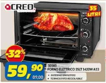 FORNO ELETTRICO 35LT 1420W A13