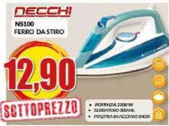 Risparmio Casa NECCHI NS100 FERRO DA STIRO offerta