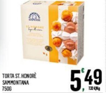 Despar TORTA ST. HONORE SAMMONTANA 750g offerta