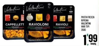 Despar PASTA FRESCA RIPIENA VALENTINI VARI TIPI 250G offerta