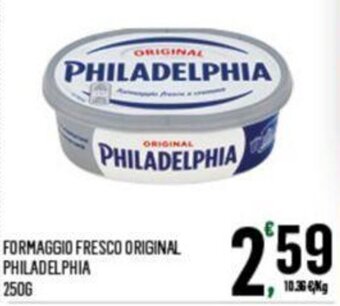 Despar FORMAGGIO FRESCO ORIGINAL PHILADELPHIA 250 g offerta