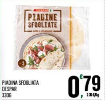 Despar PIADINA SFOGLIATA DESPAR 330g offerta