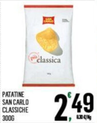 Despar PATATINE SAN CARLO CLASSICHE 300 g offerta