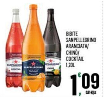 Despar BIBITE SANPELLEGRINO ARANCIATA/ CHINO/ COCKTAIL 1,20L offerta