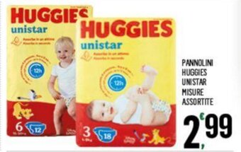 Despar PANNOLINI HUGGIES UNISTAR MISURE ASSORTITE offerta