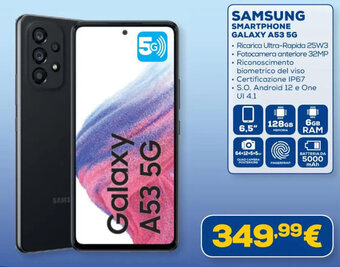 Euronics SAMSUNG SMARTPHONE GALAXY A53 5G offerta
