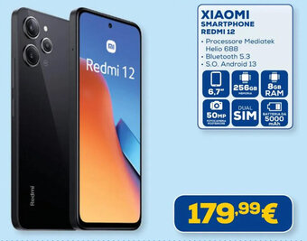 Euronics XIAOMI SMARTPHONE REDMI 12 offerta