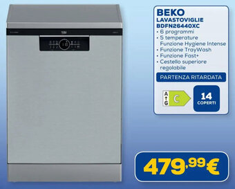 BEKO LAVASTOVIGLIE BDFN26440XC