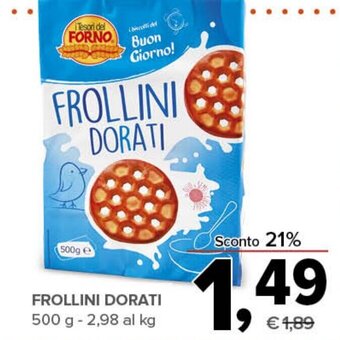 Todis FROLLINI DORATI 500 g offerta