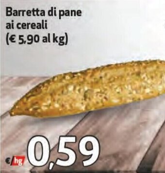 Maxi Supermercati Barretta di pane ai cereali offerta
