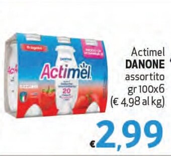 Actimel DANONE assortito gr 100x6