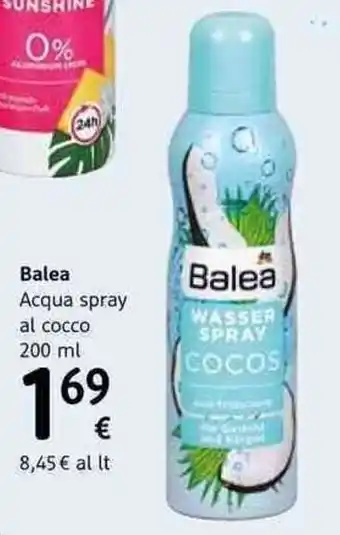 dm drogerie markt Balea Acqua Spray 200ml offerta
