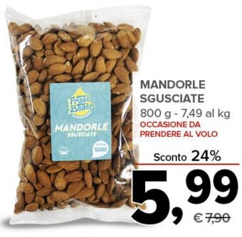 Todis MANDORLE SGUSCIATE 800 g offerta