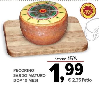 Todis PECORINO SARDO MATURO DOP 10 MESI offerta