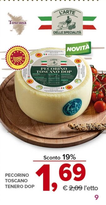 Todis PECORINO TOSCANO TENERO DOP offerta