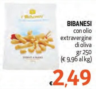 Maxi Supermercati BIBANESI con olio extravergine di oliva gr 250 offerta