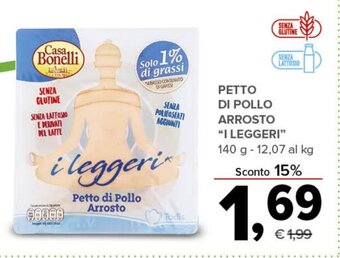 Todis PETTO DI POLLO ARROSTO "I LEGGERI" 140 g offerta