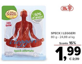Todis SPECK I LEGGERI 80 g offerta