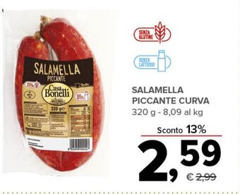 Todis SALAMELLA PICCANTE CURVA 320 g offerta