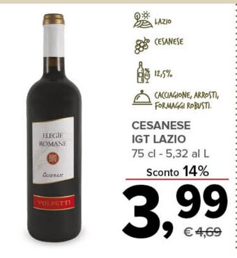 CESANESE IGT LAZIO 75 cl