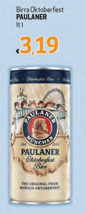 Maxi Supermercati Birra Oktoberfest PAULANER It1 offerta