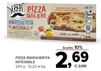 Todis PIZZA MARGHERITA INTEGRALE 220 g offerta