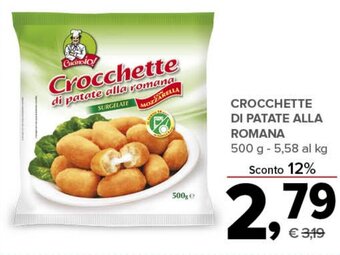 CROCCHETTE DI PATATE ALLA ROMANA 500 g