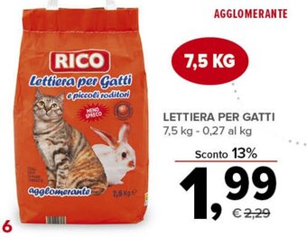 LETTIERA PER GATTI 7,5 kg