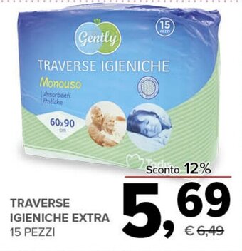 TRAVERSE IGIENICHE EXTRA 15 PEZZI