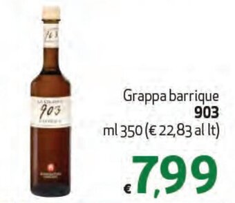 Maxi Supermercati Grappa barrique 903 ml 350 offerta