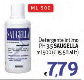Maxi Supermercati Detergente intimo PH 3.5 SAUGELLA ml 500 offerta