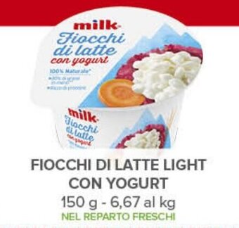 Todis FIOCCHI DI LATTE LIGHT CON YOGURT 150 G offerta