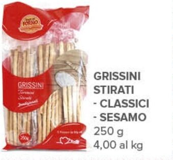 Todis GRISSINI STIRATI - CLASSICI - SESAMO 250 g offerta