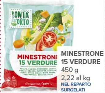 Todis MINESTRONE 15 VERDURE 450 g offerta
