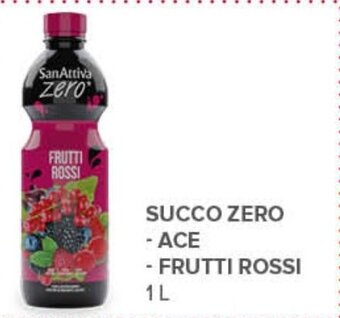 Todis SUCCO ZERO - ACE - FRUTTI ROSSI 1 L offerta