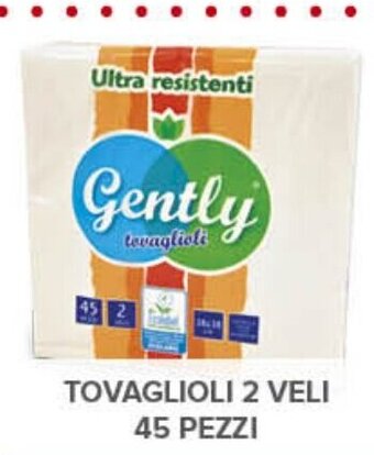 Todis TOVAGLIOLI 2 VELI 45 PEZZI offerta