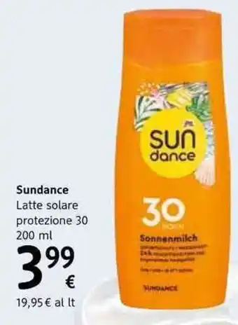 dm drogerie markt Sundance Latte Solare Protezione 30 200ml offerta