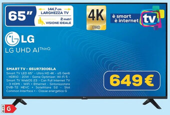 Euronics LG SMART TV - 65UR73006LA offerta