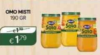 Primi Anni OMO MISTI 190 GR offerta