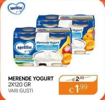 Primi Anni MERENDE YOGURT 2X120 GR VARI GUSTI offerta