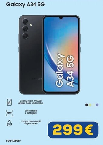 Euronics SAMSUNG Galaxy A34 5G offerta