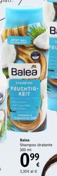 dm drogerie markt Balea Shampoo Idratante 300ml offerta