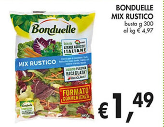 Coal BONDUELLE MIX RUSTICO busta g 300 al kg offerta