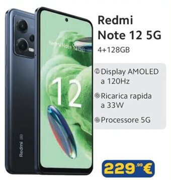 Euronics Redmi Note 12 5G offerta