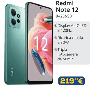 Euronics Redmi Note 12 offerta