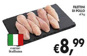Coal FILETTINI DI POLLO al kg offerta