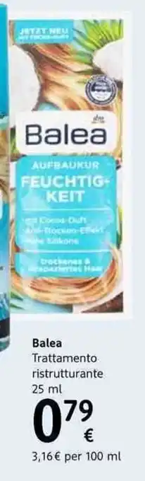 dm drogerie markt Balea Trattamento Ristrutturante 25ml offerta