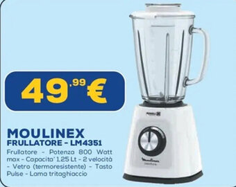 Euronics MOULINEX FRULLATORE - LM4351 offerta