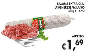 Coal SALAME EXTRA CLAI UNGHERESE/MILANO al kg offerta