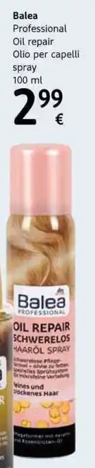 dm drogerie markt Balea Professional Oil Repair Olio per Capelli 100ml offerta